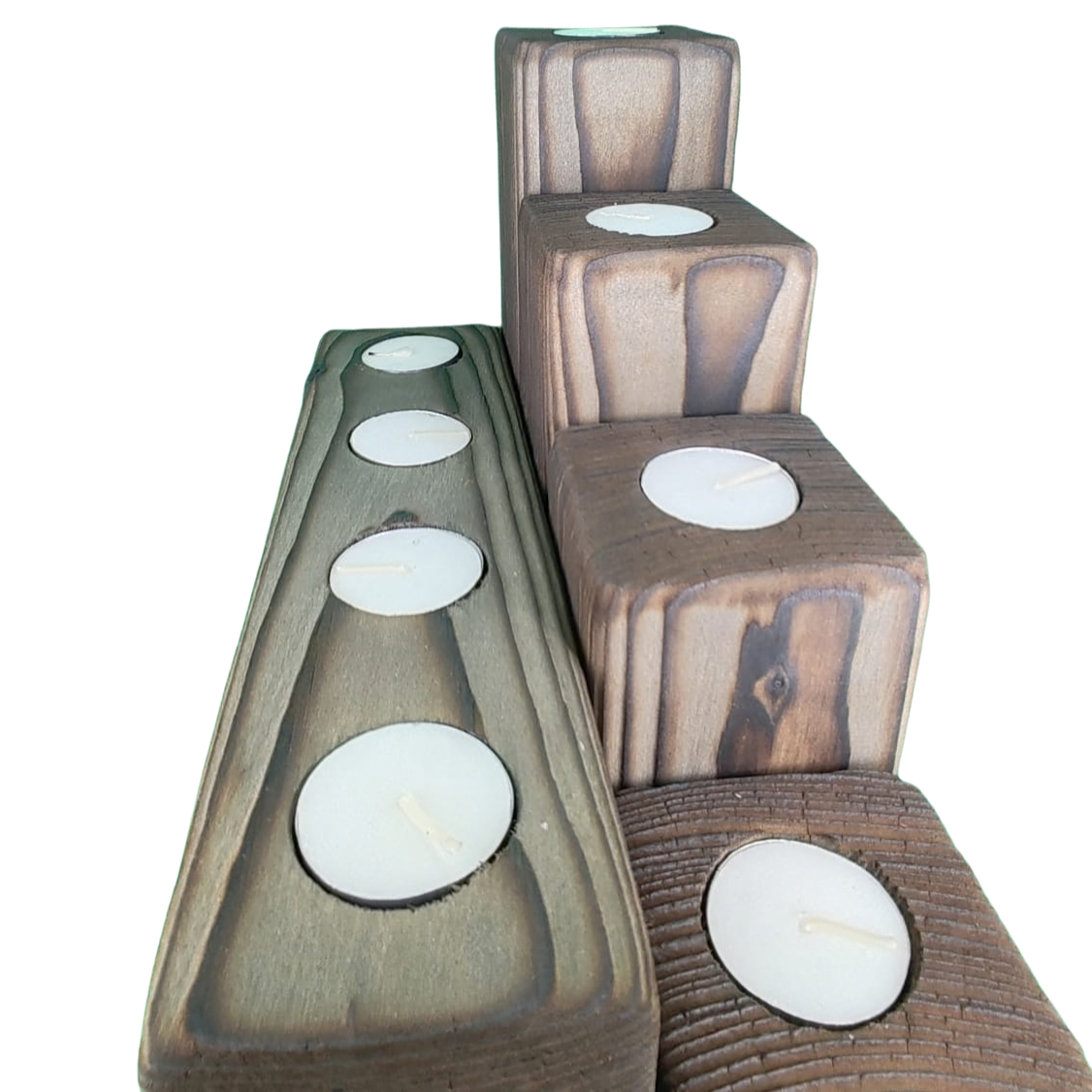 Beaufort Grey Candle Stands
