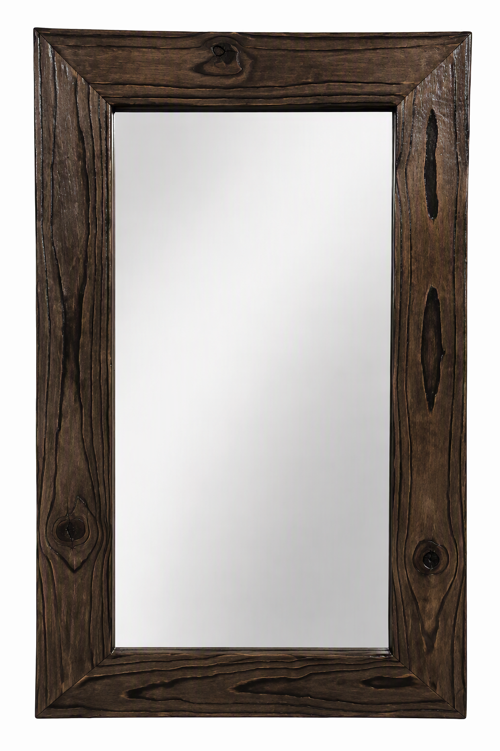 Beaufort Grey Shou Sugi Ban Mirror