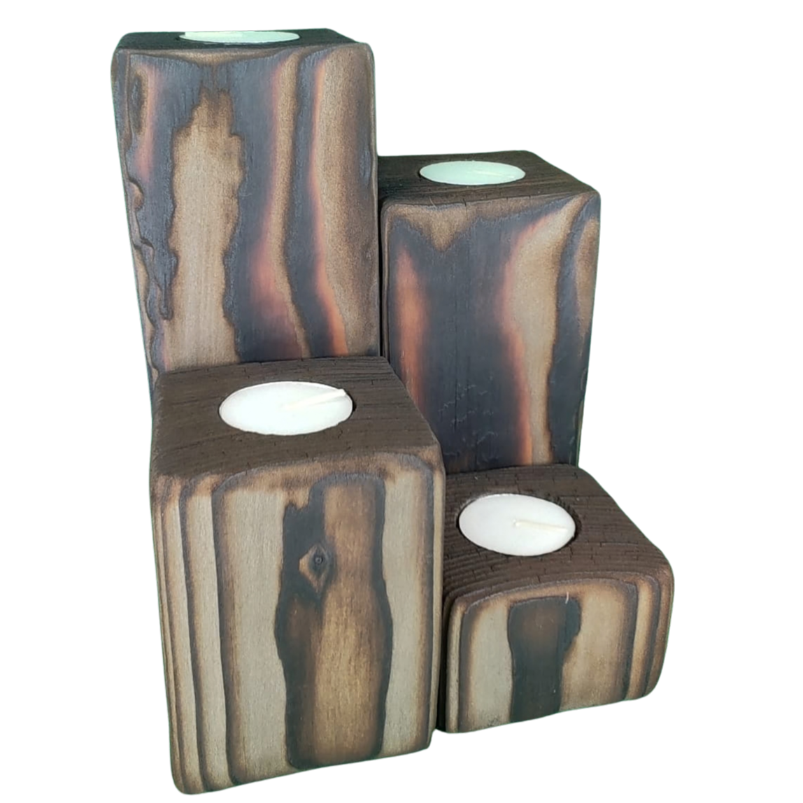 Beaufort Grey Candle Stands