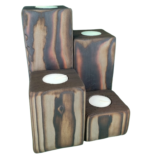 Beaufort Grey Candle Stands