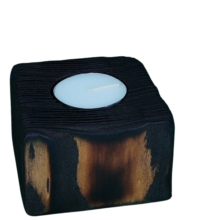 Ebony Finish Candle Stands