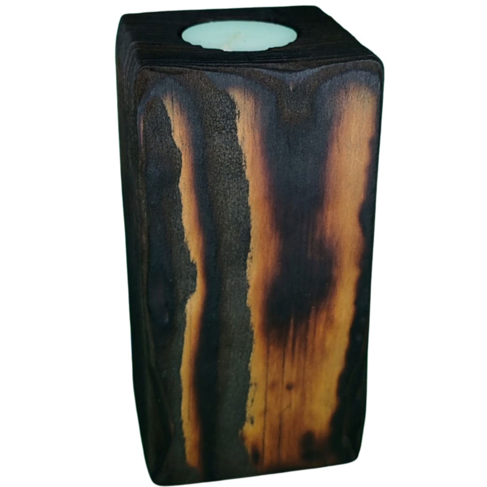 Ebony Finish Candle Stands