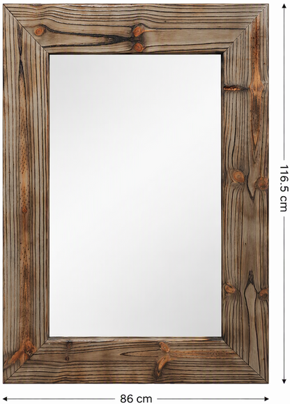 Clifton Grey Shou Sugi Ban Mirror
