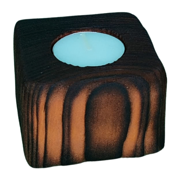 Meranti Finish Candle Stands