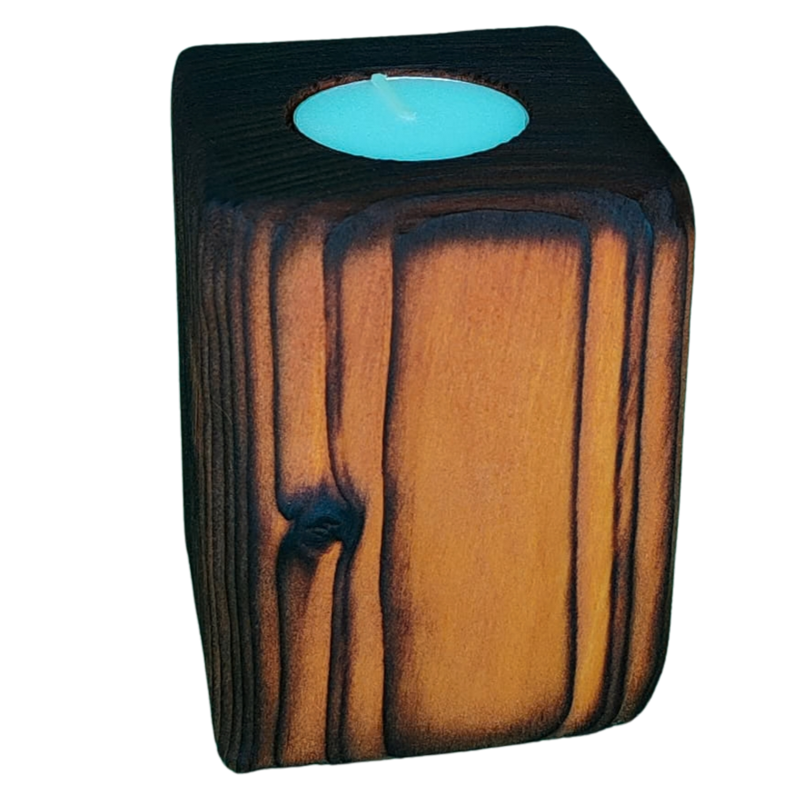 Meranti Finish Candle Stands