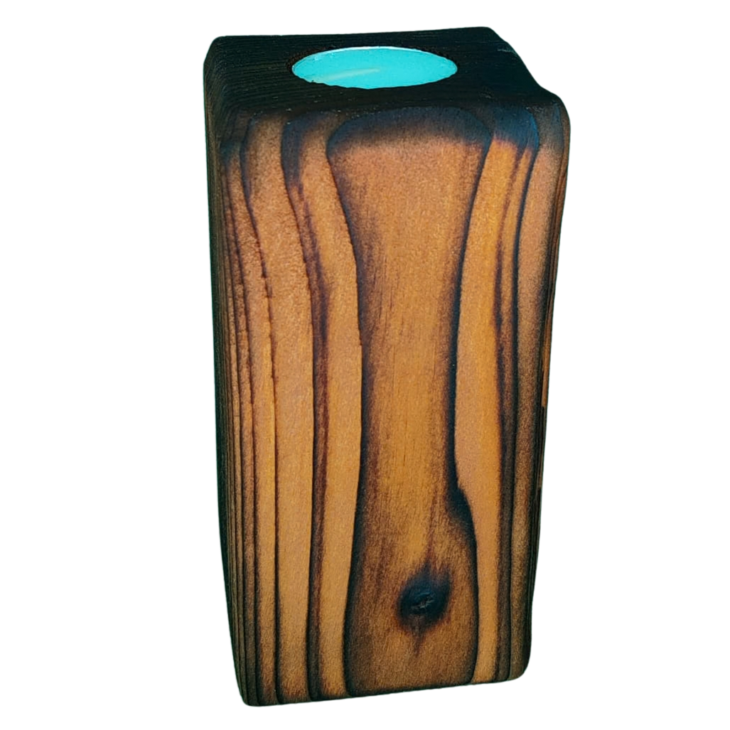 Meranti Finish Candle Stands