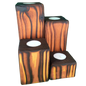 Meranti Finish Candle Stands