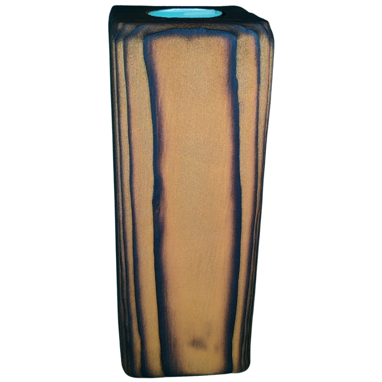 Oak Finish Candle Stands