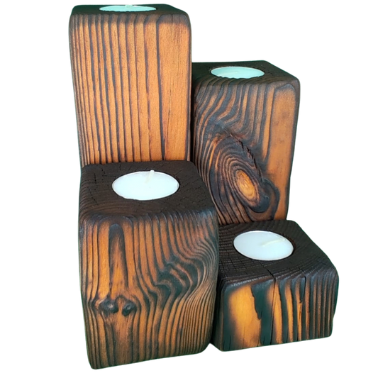 Oregon Finish Candle Stands